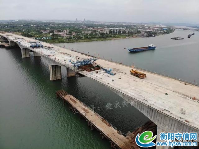 衡阳再添过江通道!第7座跨湘江大桥合龙倒计时!