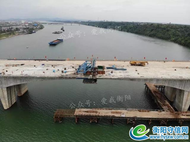 衡阳再添过江通道!第7座跨湘江大桥合龙倒计时!