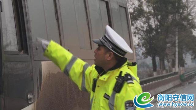 雨雪天气！衡阳县交警大队全警上路，“点线”管控保畅安
