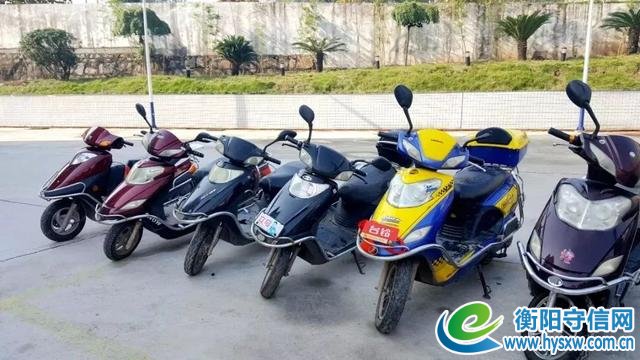 蒸湘警方“百日会战”战果斐然 31名受害人喜领被盗电动车
