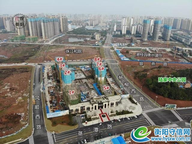 多项目全面推进！航拍衡阳陆家新区最新建设进度！
